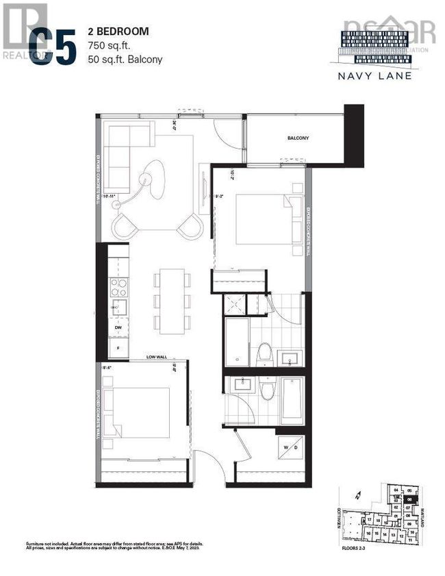 206 - 2250 Maitland St, Condo with 2 bedrooms, 2 bathrooms and null parking in Halifax NS | Image 14