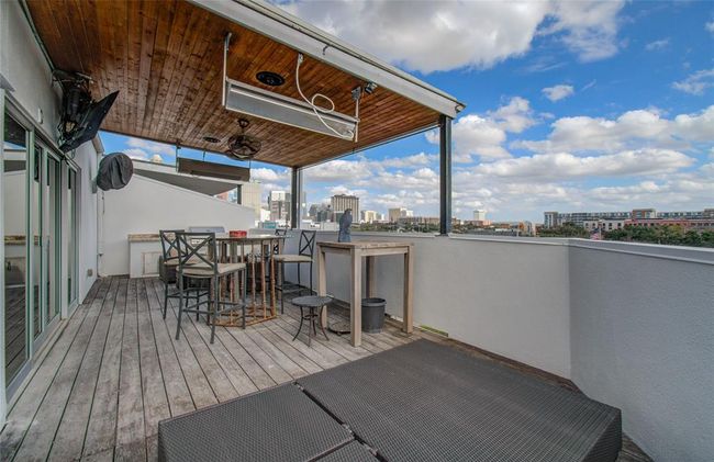 Incredible, covered rooftop deck with insane downtown Houston views! | Image 33