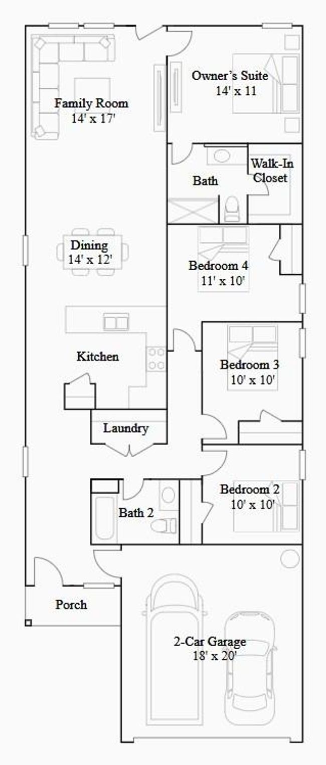 1746 Lofty Cedar Ct, House other with 4 bedrooms, 2 bathrooms and 2 parking in Conroe TX | Image 18