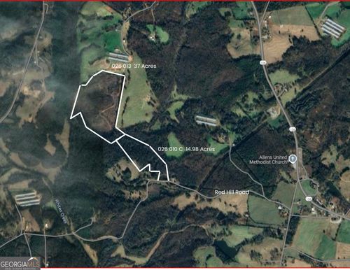 0 Red Hill Rd, Carnesville, GA, 30521 | Card Image