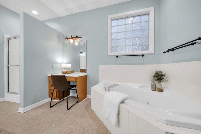 SPA WORTHY Primary Bathroom w/ Soaking Tub + Separate Shower | Image 25