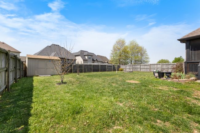 Another View of the Backyard! Storage Building Conveys! | Image 33