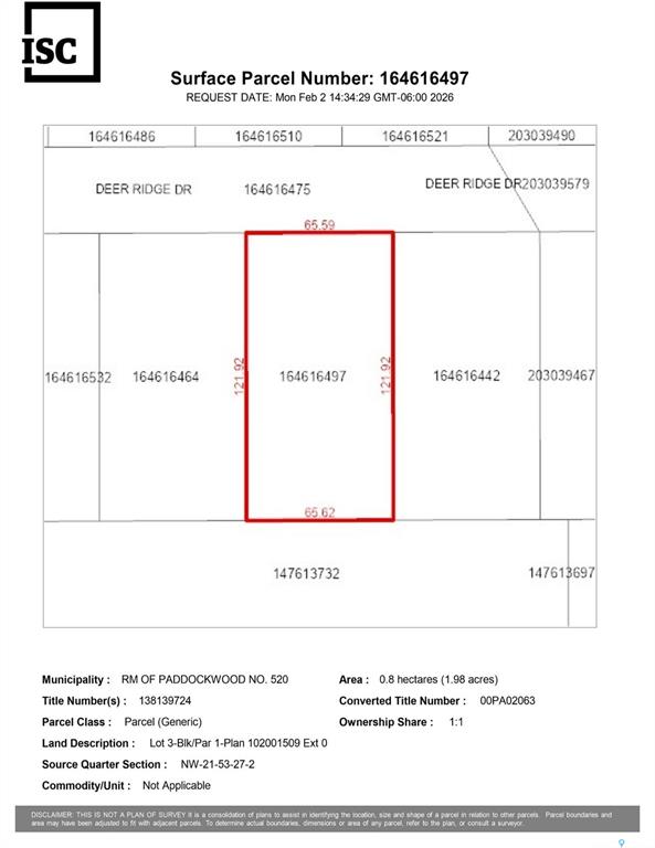 Land in Paddockwood Rm No. 520 4