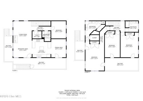 108 & 110 Loggerhead Dr, Holden Beach, NC, 28462-1716 | Card Image