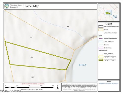 L18B No Road Hewitt-Whiskey Lake, Skwentna, AK, 99667 | Card Image