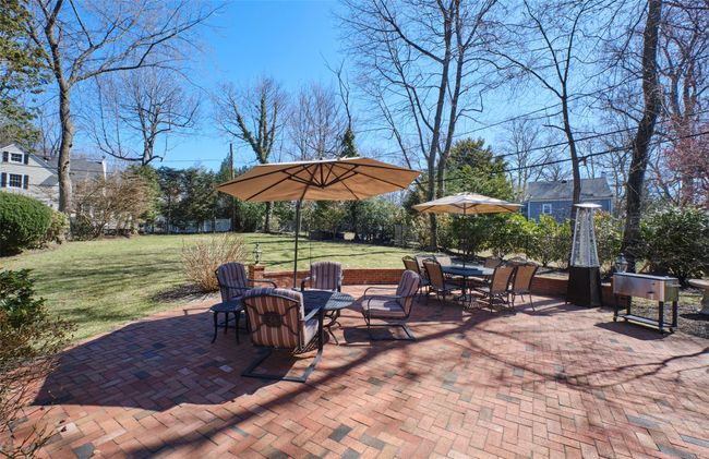 View of patio / terrace featuring outdoor dining space and fence | Image 30