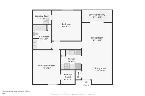 128-4859 Cedar Springs Rd, Dallas, TX, 75219-1212 | Card Image