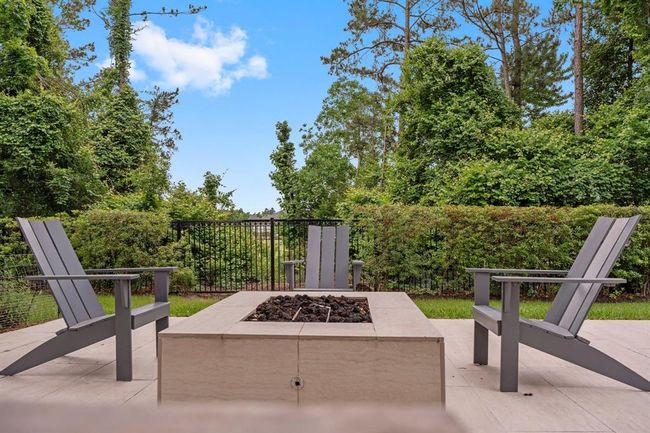 Enjoy the firepit with privacy and no rear neighbors. | Image 45