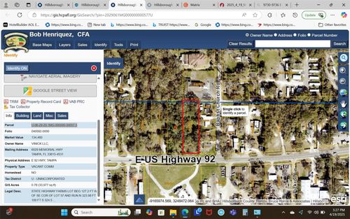 9736 E 92 Highway, TAMPA, FL, 33610 | Card Image