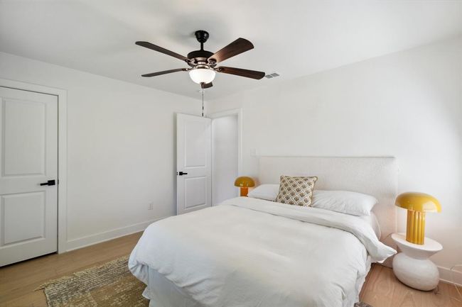 The secondary bedroom is located at the front of the home. | Image 23