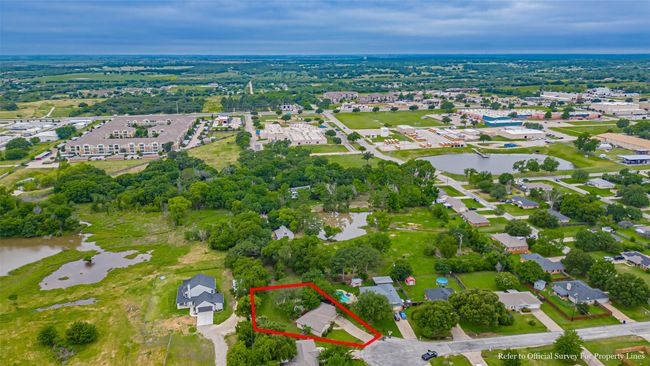 View of property location with a large body of water and property boundaries highlighted | Image 24