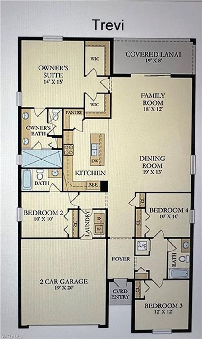 4263 Raffia Palm Cir, House other with 4 bedrooms, 3 bathrooms and 2 parking in NAPLES FL | Image 13