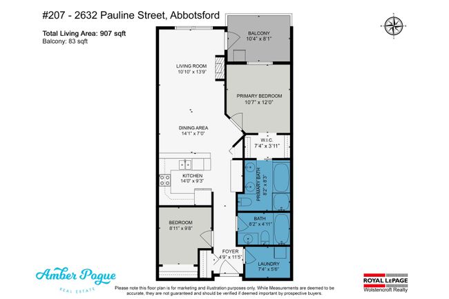 207 - 2632 Pauline Street, Condo with 2 bedrooms, 2 bathrooms and 2 parking in Abbotsford BC | Image 37