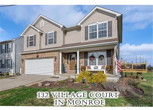 132 Village Ct, Monroe, OH, 45050-1391 | Card Image