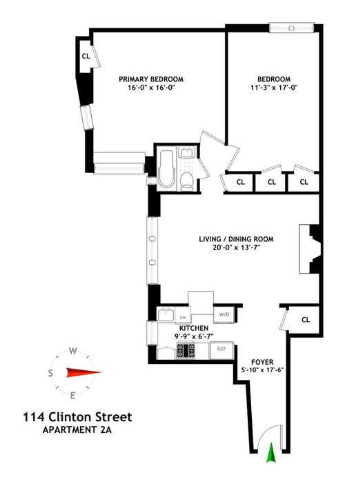 2a-114 Clinton Street, New York City, NY, 11201 | Card Image