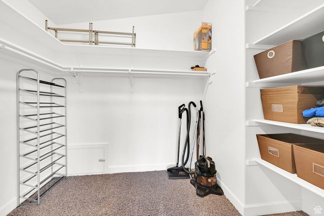 Spacious closet featuring carpet flooring | Image 48