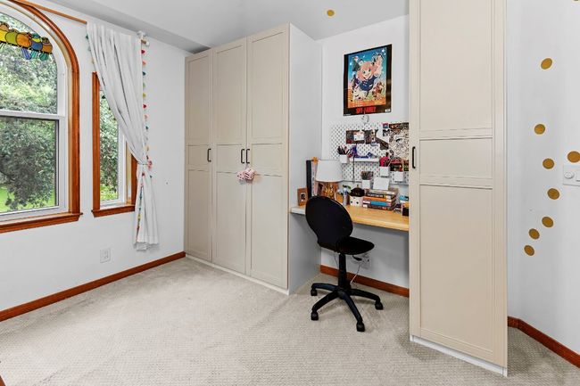 Office area featuring light carpet | Image 23