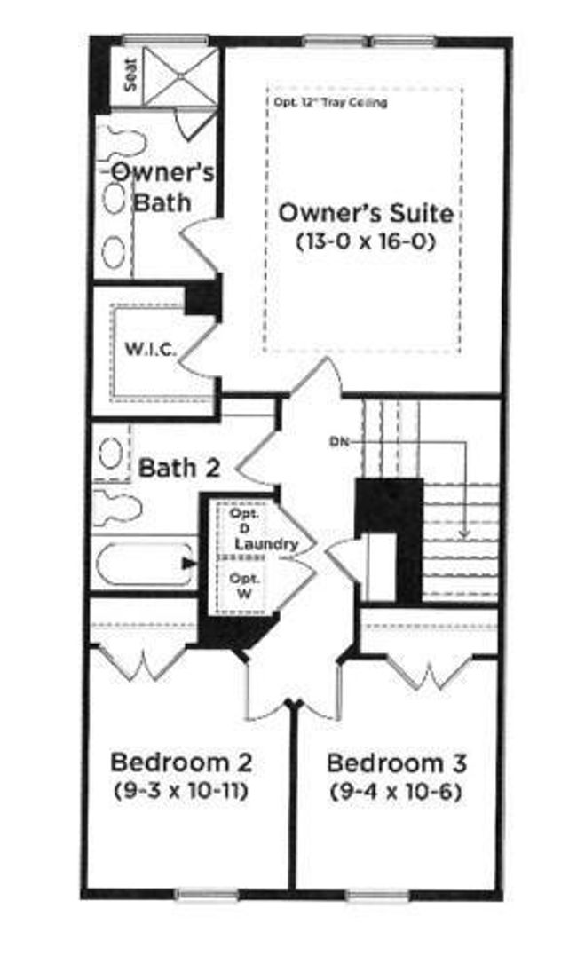 3rd Floor- Owner's Suite with Ensuite Bathroom, 2 Guest Bedrooms, Full Guest Bathroom, Laundry | Image 4
