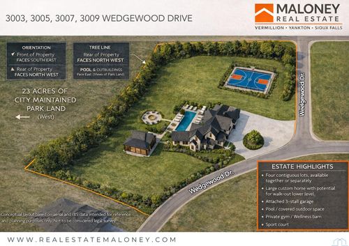 3003, 3005, 07, 09 Wedgewood Drive, Yankton, SD, 57069 | Card Image