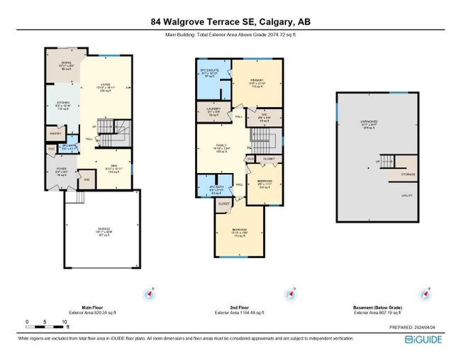 84 Walgrove Terrace Se, Home with 3 bedrooms, 2 bathrooms and 4 parking in Calgary AB | Image 45