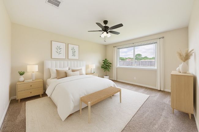 Primary bedroom virtually staged | Image 17