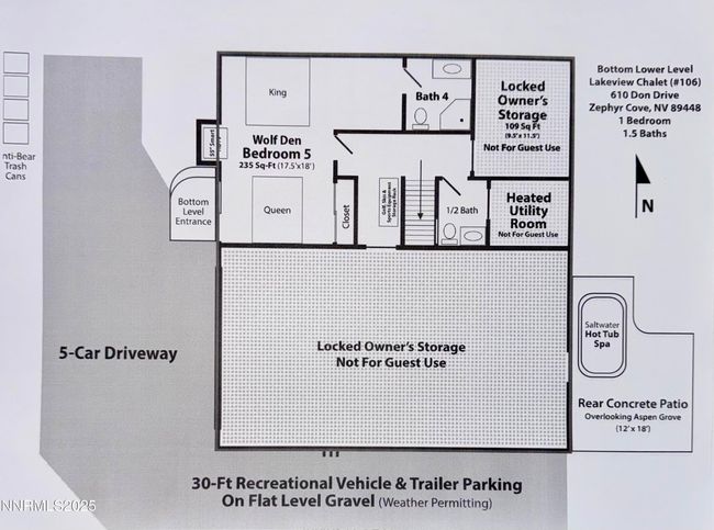 610 Don Dr, House other with 6 bedrooms, 5 bathrooms and 6 parking in Zephyr Cove NV | Image 51
