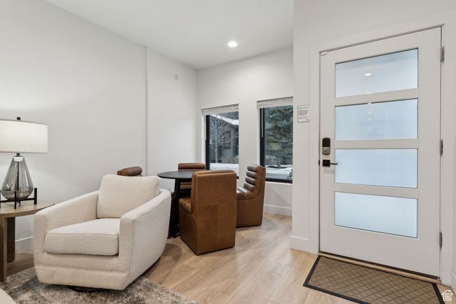 Foyer entrance with light hardwood / wood-style floors | Image 5