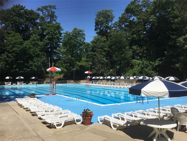 View of swimming pool with a patio | Image 23