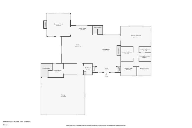 9410 Sanborn Ave Se, House other with 3 bedrooms, 3 bathrooms and null parking in Alto MI | Image 53