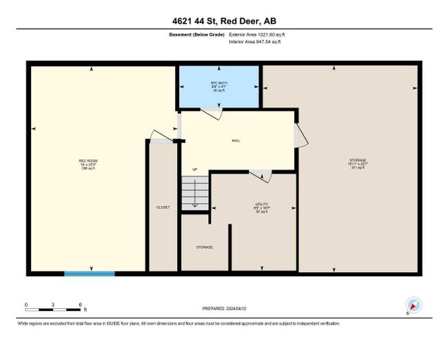 4621 44 Street, Home with 2 bedrooms, 3 bathrooms and 1 parking in Red Deer AB | Image 49