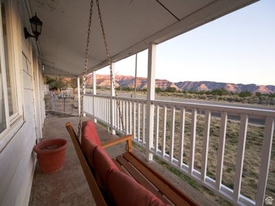 Balcony featuring a mountain view | Image 3