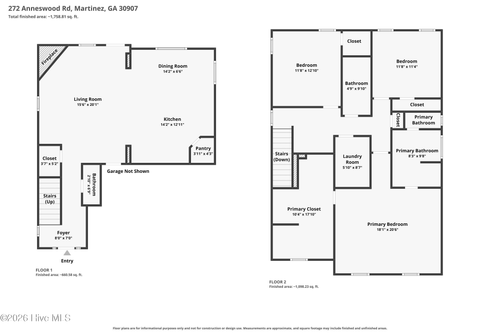 272 Anneswood Rd, Martinez, GA, 30907-2645 | Card Image