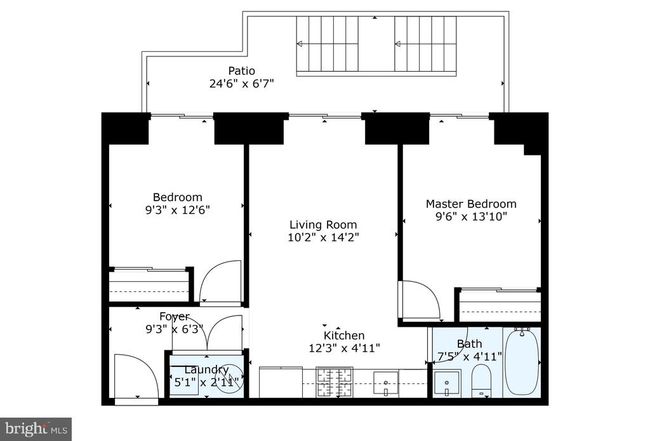 APT-4 - 845 19 Th St Ne, Condo with 2 bedrooms, 1 bathrooms and null parking in WASHINGTON DC | Image 14