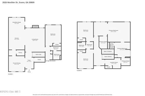 2026 Warbler Drive, Evans, GA, 30809 | Card Image