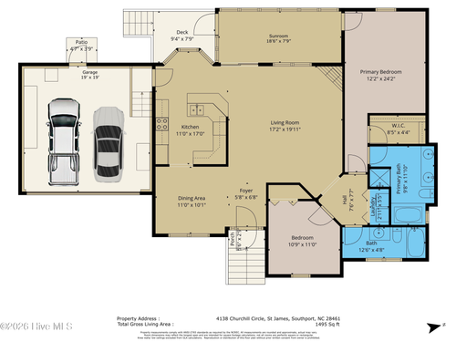 4138 Churchill Cir Se, Southport, NC, 28461-8490 | Card Image