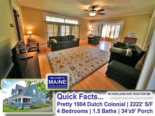 28 Highland Avenue, Houlton, ME, 04730 | Card Image