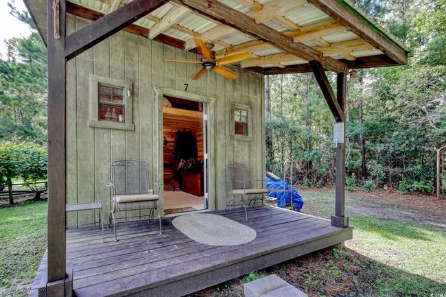 Wooden deck with ceiling fan | Image 30