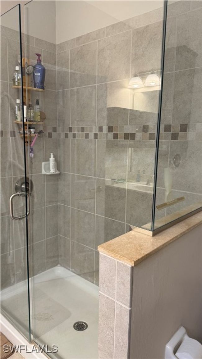 Full bathroom with a stall shower | Image 11