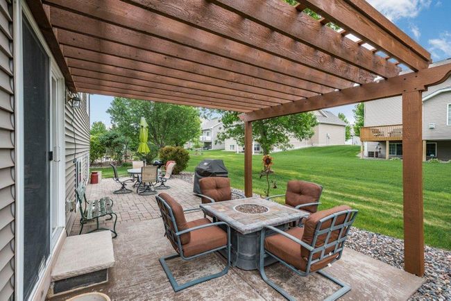 Tastefully designed pergola freshly re-stained | Image 25