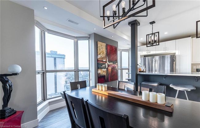 1703 - 67 Caroline St S, House attached with 2 bedrooms, 2 bathrooms and 1 parking in Hamilton ON | Image 6