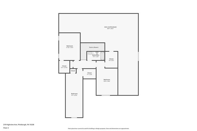 219 Highview Ave, House other with 4 bedrooms, 3 bathrooms and 2 parking in Pittsburgh PA | Image 49