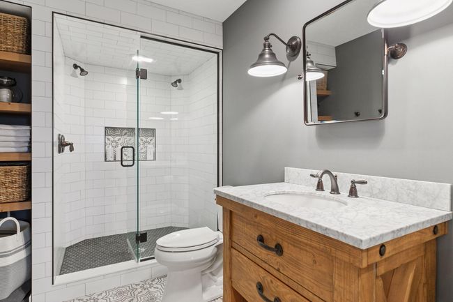 Another great 3/4 bath - this one is in the lower level, adjacent to the workout room. | Image 37