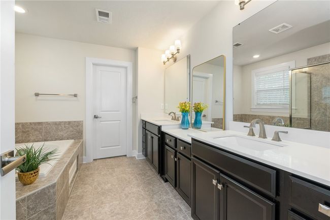 Dual Sink Vanity In The Primary Bathroom | Image 21