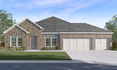 Gorgeous Garland Plan in Tall Tree, located in Rogers. 4BR, 3BA, 3 Car Garage! Covered front porch. | Image 1