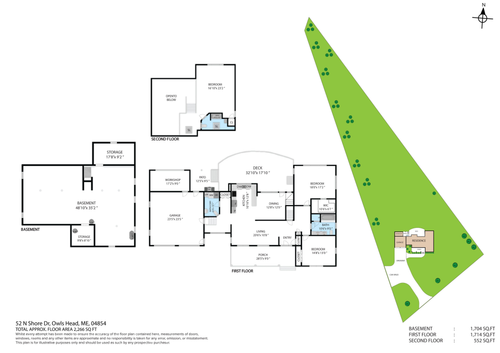 52 N Shore Dr, Owls Head, ME, 04854-3428 | Card Image