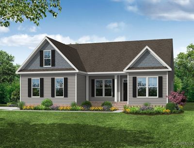 The Caldwell features 5 bedrooms, 4 baths, a basement and side-load garage. | Image 1