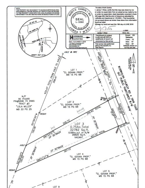 3-9230 Robinson Church Rd, Harrisburg, NC, 28075-7698 | Card Image