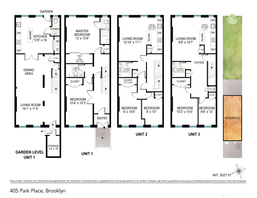 405 Park Pl, Brooklyn, NY, 11238-6547 | Card Image