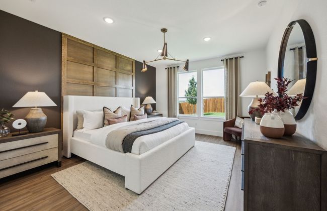 Spacious owner's suite highlighted by large windows *Model representation | Image 17