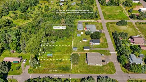 Lots 13-18, Block 14 Okerstrom Street, Port Wing, WI, 54865 | Card Image